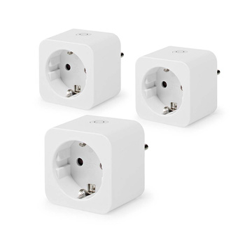Inteligentne gniazdko Nedis SmartLife WIFIP121FWT3 Wi-Fi (3 sztuki)