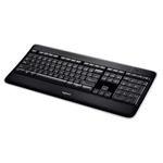 Klawiatura bezprzewodowa Logitech K800 Illuminated czarna (black)