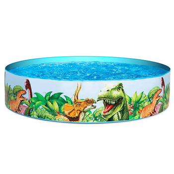 Bestway Basen Rozporowy Okrągły Dinozaury O6' x H15"/O1.83m x H38cm 55022