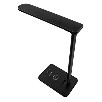 Lampka biurkowa LED Denver z ładowarką bezprzewodową czarna