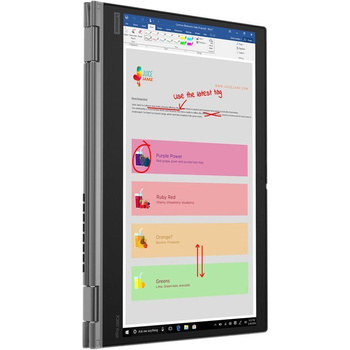 Laptop Lenovo ThinkPad Yoga X390 20NN002Y00 i7-8665U/13.3" FHD TouchScreen AntiGlare/16GB/SSD 1TB/BT/BLKB/FPR/x360/Win 10 Pro Silver