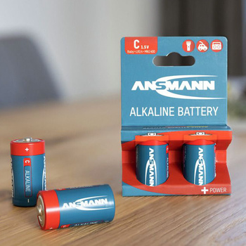Baterie alkaliczne ANSMANN C/LR14 1.5V - 2szt.