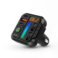 Transmiter FM samochodowy Nedis CATR2024BK Bluetooth 1" stały Czarny
