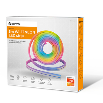 Listwa oświetleniowa Wi-Fi Denver LCO-551 5 metrów z Tuya