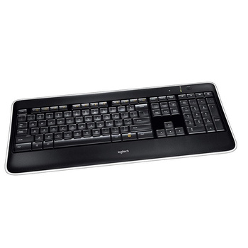 Klawiatura bezprzewodowa Logitech K800 Illuminated czarna (black)