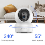 Kamera wewnętrzna obrotowa EZVIZ H6C 2MP/Uszkodzone opakowanie