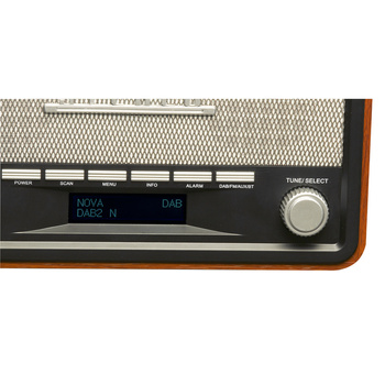 Radio retro DAB+/FM Denver DAB-18 dark wood/Uszkodzone opakowanie