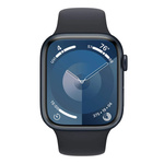 Apple Watch 9 45/Silver Aluminum/Storm Blue Sport Band S/M LTE