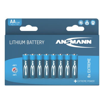 Baterie litowe ANSMANN 8 x AA/FR6 1.5V