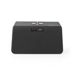 Budzik Nedis WCACQ30BK 5–15 W 2x alarm podświetlenie Czarny