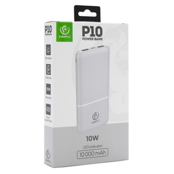 Powerbank 10 000mAh 10W Rebeltec P10 White/Uszkodzone opakowanie