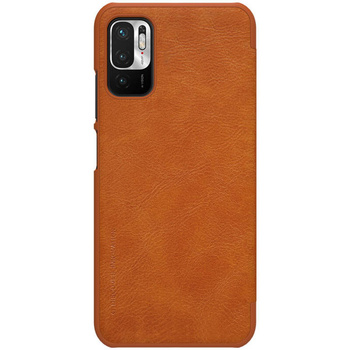 Etui Nillkin Qin Leather Xiaomi Redmi Note 10 5G/Poco M3 Pro (Brown)