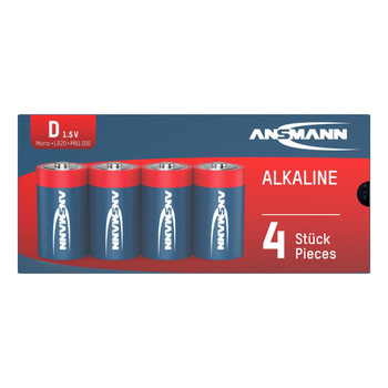 Baterie alkaliczne ANSMANN 4 x D/LR20 1.5V