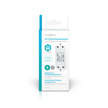 Inteligentny przełącznik Nedis SmartLife WIFIPS10WT Wi-Fi