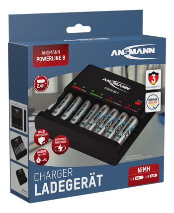 Ładowarka do akumulatorów ANSMANN Powerline 8