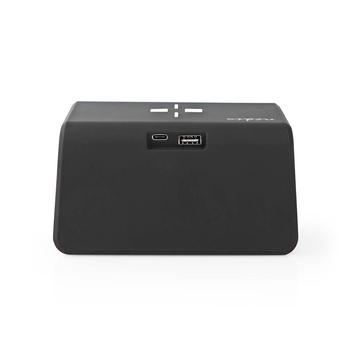 Budzik Nedis WCACQ30BK 5–15 W 2x alarm podświetlenie Czarny