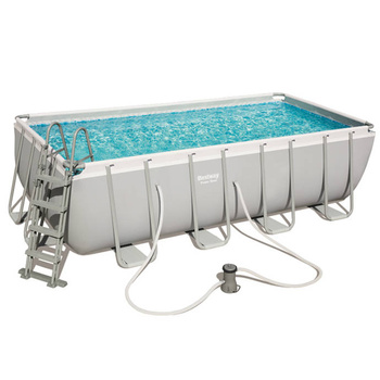 Bestway Prostokątny Basen stelażowy Power Steel 16' x 8' x 48"/4.88m x 2.44 x 1.22m 56670
