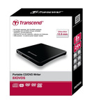 Napęd DVD zewnętrzny Transcend slim USB 2.0 czarny