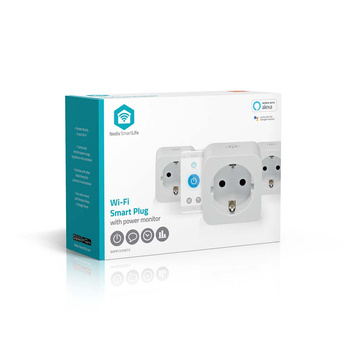 Inteligentne gniazdko Nedis SmartLife WIFIP121FWT3 Wi-Fi (3 sztuki)