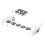 Listwa antyprzepięciowa Energizer z zabezpieczeniem 5 gniazd, 2 gniazda USB-A, 1 gniazdo USB-C 2500W 10A- 20W max 15W magnetic