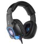 Słuchawki gamingowe Sades Dazzle 7.1 Surround (black/blue)/uszkodzone opakowanie