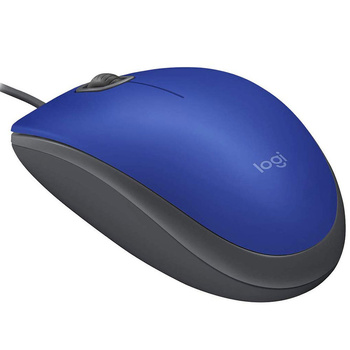 Mysz przewodowa Logitech M110 Silent (niebieska)