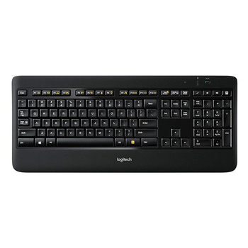 Klawiatura bezprzewodowa Logitech K800 Illuminated czarna (black)