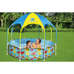 Bestway Basen stelażowy dla dzieci z zadaszeniem Steel Pro UV Careful 8' x 20"/2.44m x 51cm 56432