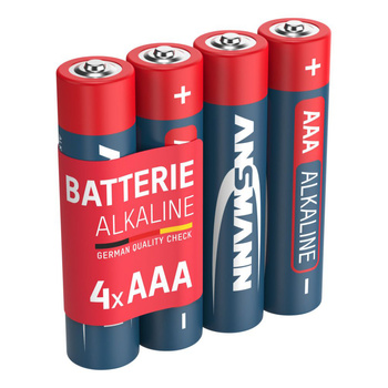 Baterie alkaliczne ANSMANN AAA/LR03 1.5V - 4szt.