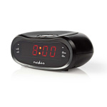 Radiobudzik Nedis CLAR001BK LED projekcja 2x budzik FM Czarny