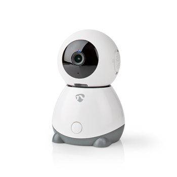 Kamera wewnętrzna Nedis Smartlife Wifi, czujnik ruchu, night vision, szary/biały