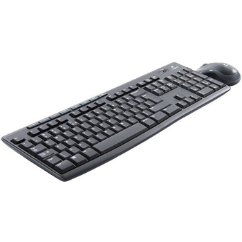 Zestaw bezprzewodowy klawiatura i mysz Logitech MK270 czarny (black)