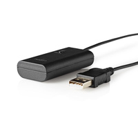 Nadajnik Bluetooth Nedis BTTR100BK 3.5 mm AptX LL/AptX/SBC Do 2 urządzeń Czarny
