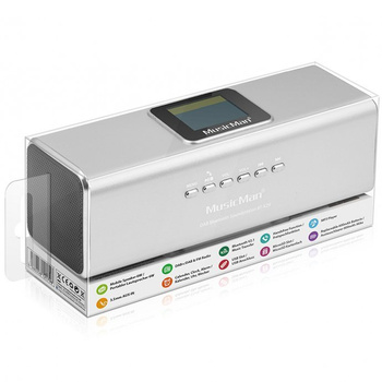 Głośnik bezprzewodowy Technaxx Bluetooth USB, Aux, audio, karta pamięci 32GB (srebrny)