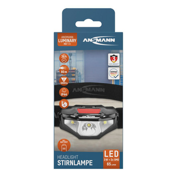 Latarka czołowa ANSMANN HD70B czarna