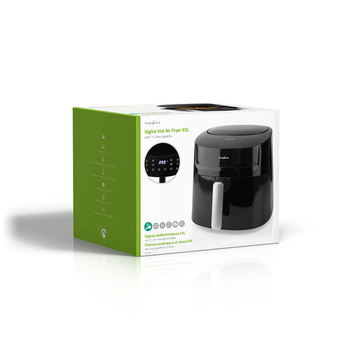 Frytkownica beztłuszczowa Nedis 7,2l KAAF170BK/Uszkodzone opakowanie