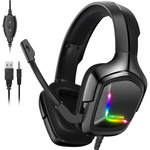 Słuchawki gamingowe Onikuma K20 RGB USB (black)