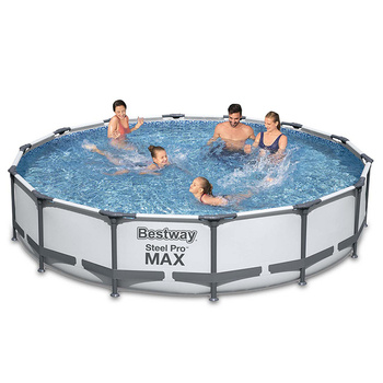 Bestway Basen stelażowy Steel Pro MAX 14' x 33"/4.27m x 1.07m 56595