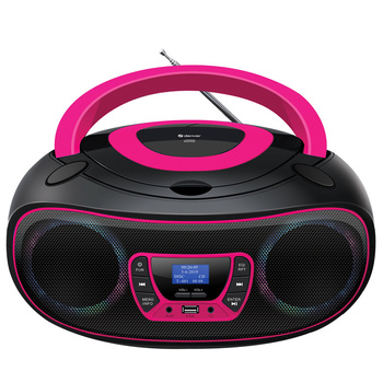 Boombox Denver TDB-212BU różowy