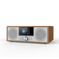 Wieża stereo Denver MIR-270DW z radiem internetowym dark wood