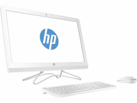 AiO HP 24-E030NA/UK i3-7100U/23.8"/8GB/2TB/DVD/BT/Keyboard+ Mouse/Win 10 White