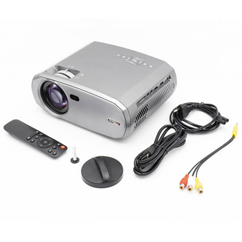 Projektor rzutnik LED Technaxx pilot głośnik 3W FullHD (srebrny)