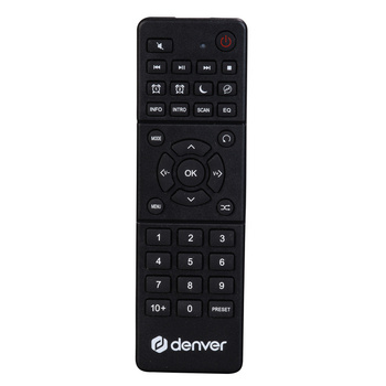 Drewniane centrum muzyczne retro Denver MDA-525DW z radiem dark wood