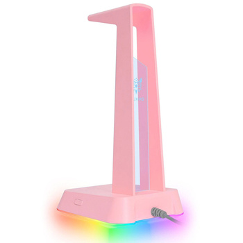 Stojak na słuchawki z podświetleniem RGB Onikuma ST2 różowy