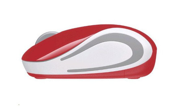 Mysz bezprzewodowa Logitech Mini Mouse M187 czerwona