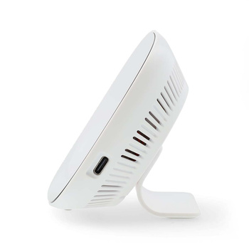 Czujnik jakości powietrza Nedis SmartLife Wi-Fi WIFISA20CBK Czarno-biały