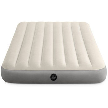 Materc dmuchany do spania Intex Full Single 137mx191x25 cm 64102 Grey