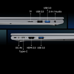 Laptop Blackview Acebook-8 N150/15.6" FHD AntiGlare/16GB/SSD 512GB/BT/FPR/Win 11 Grey