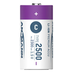 Akumulatory Li-Ion ANSMANN C 2500mAh 1.5V USB-C - 2szt.