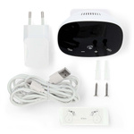 Czujnik jakości powietrza Nedis SmartLife Wi-Fi WIFISA20CBK Czarno-biały